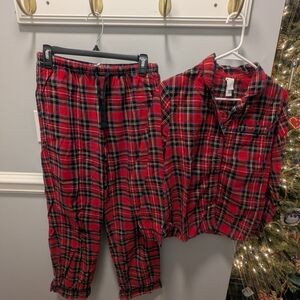 Stars Above (Target) Red Plaid Women's Pajama Set
